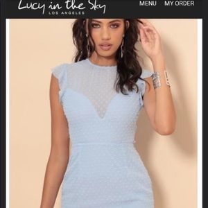 lucy in the sky blue dress